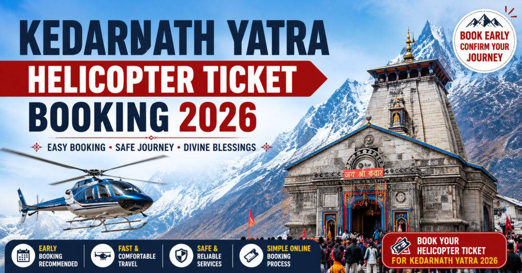 Kedarnath Yatra Helicopter Ticket