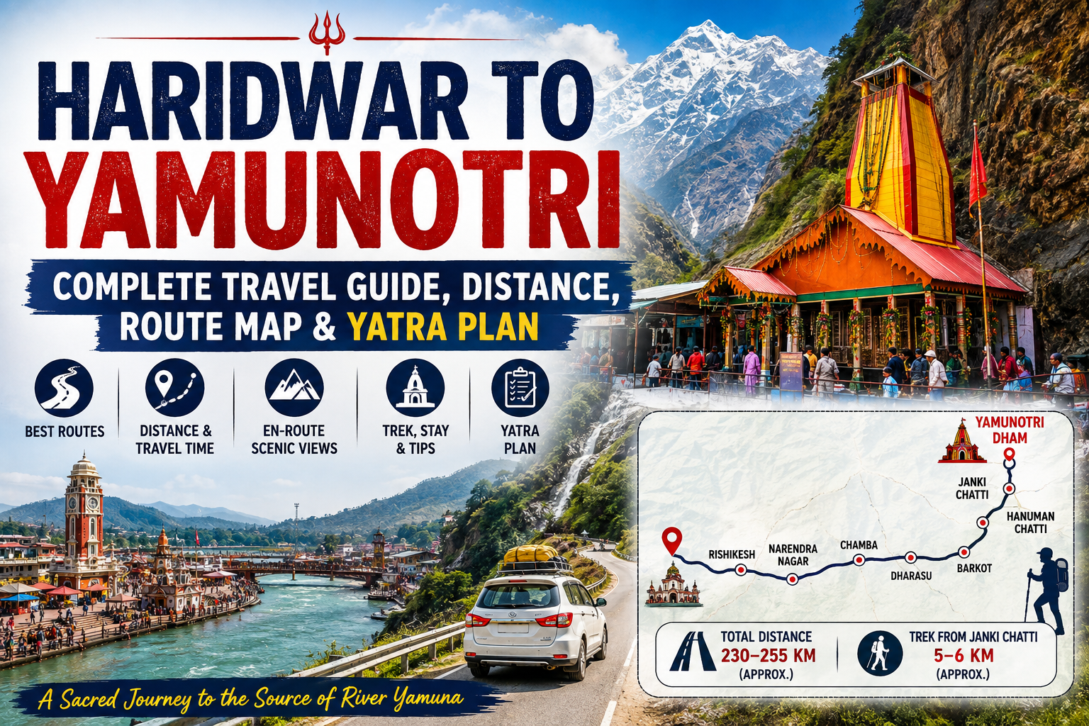 Haridwar to Yamunotri: Complete Travel Guide